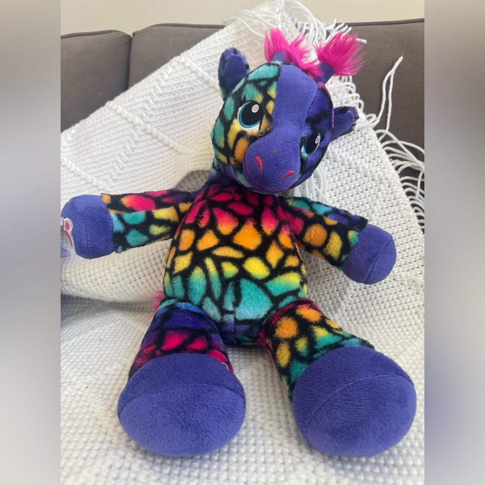 Build-A-Bear Purple Plush Stuffed Animal